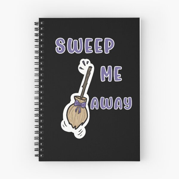Item preview, Sweep me Away, Flying Broom, Witch’s Broom, Cute Halloween designed and sold by SaSzArt.