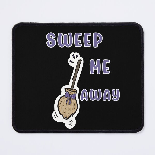 Item preview, Sweep me Away, Flying Broom, Witch’s Broom, Cute Halloween designed and sold by SaSzArt.