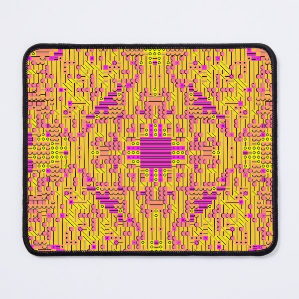 Item preview, Cyber Tropical Beach Pattern - Algorithmic Art designed and sold by Dancing Squares Art.