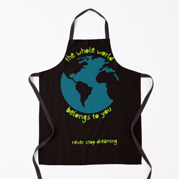 Item preview, "The Whole World Belongs To You – Never Stop Dreaming" motivational gifts designed and sold by Nikoverse.