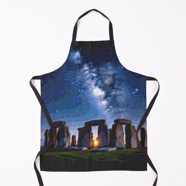 Item preview, stonehenge plasticine night sky colorful abstract digital design designed and sold by SmashingDeals.