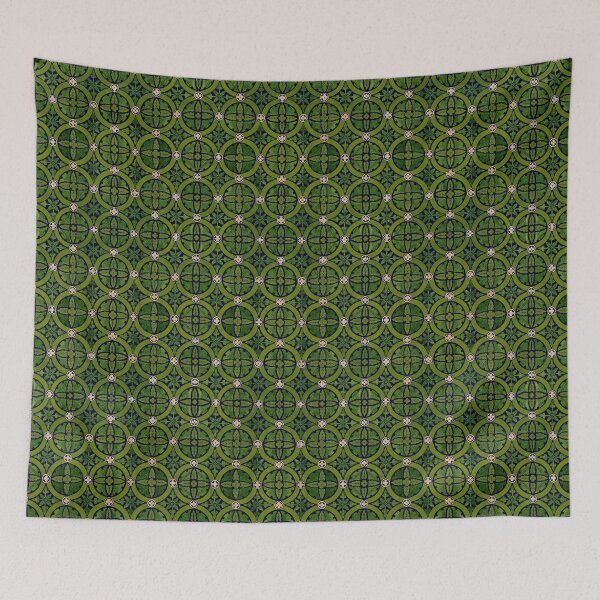 Item preview, Medeival Tile Pattern Green designed and sold by Art_by_Ripley.