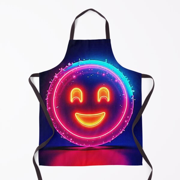 Item preview, Neon Smile: Bright Happy Glow Design designed and sold by Health And Fitness Posts e-Store.