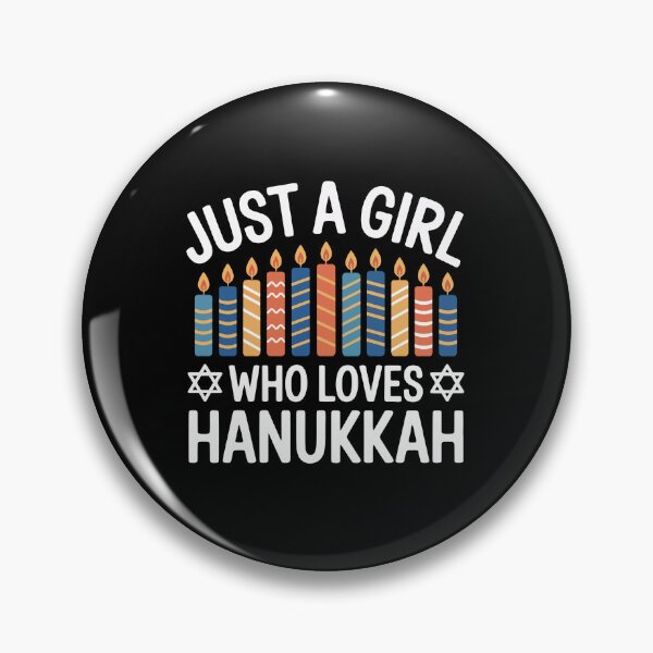 Item preview, Just a Girl Who Loves Hanukkah designed and sold by jkrphoto.