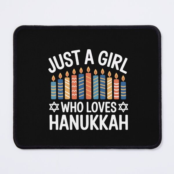 Item preview, Just a Girl Who Loves Hanukkah designed and sold by jkrphoto.