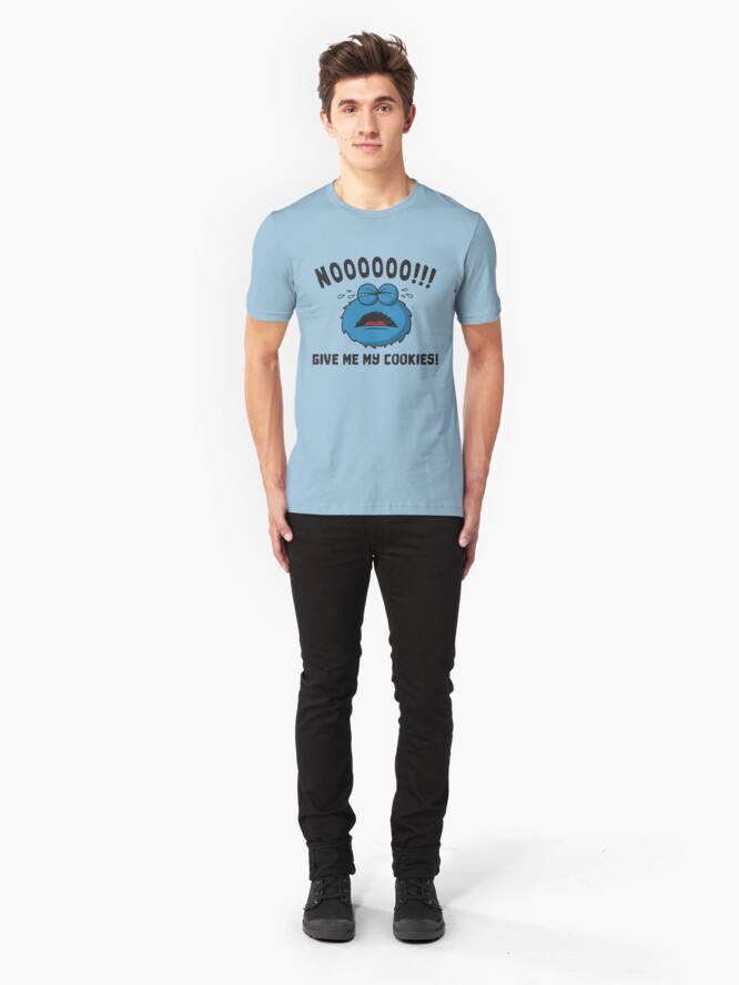 Alternative Ansicht von GDPR No More Cookies Monster - Funny GDPR Gift Slim Fit T-Shirt