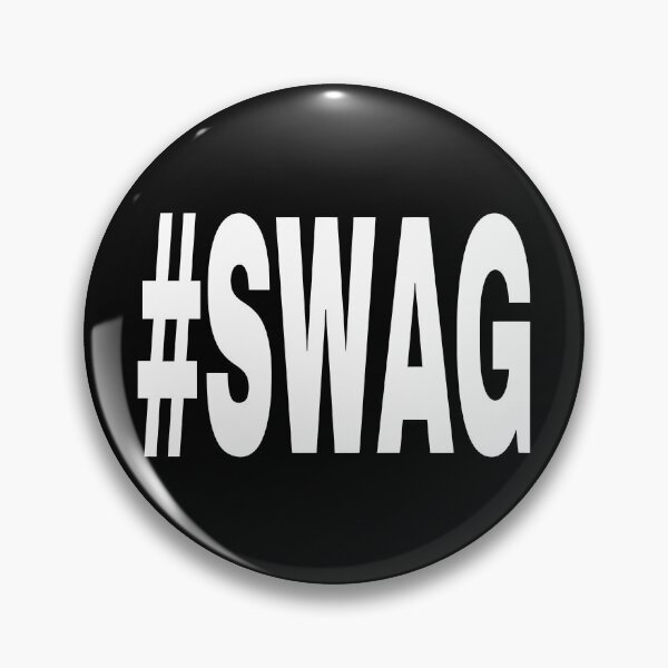 Item preview, #SWAG Black White Text Design designed and sold by 808Garments.