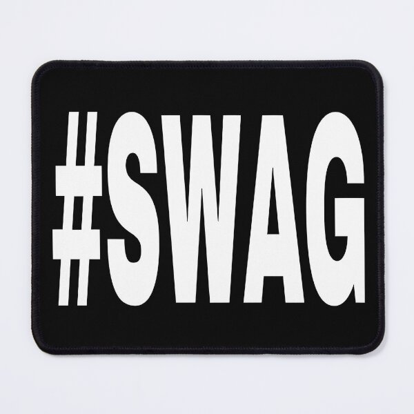 Item preview, #SWAG Black White Text Design designed and sold by 808Garments.