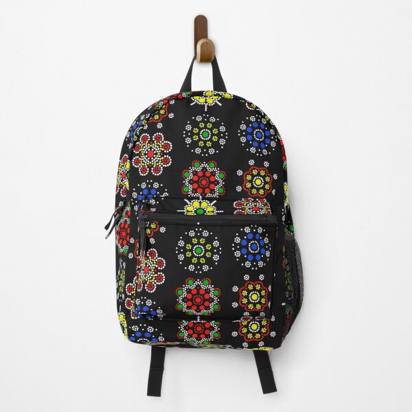 Item preview, Boho pattern colorful dots designed and sold by Merle Art.