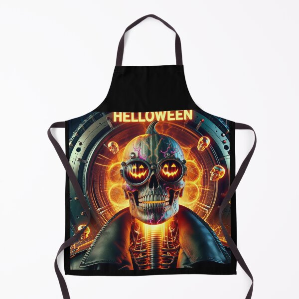 Item preview, Cyberpunk Pumpkin Skull Portal Lightning designed and sold by Voodoo Store Paranormal Collections.