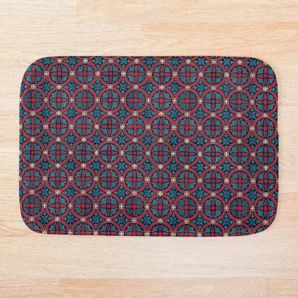 Item preview, Medeival Tile Pattern in red and blue designed and sold by Art_by_Ripley.