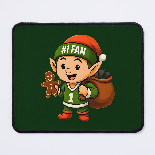 Item preview, One Little Elf - Hockey Fan Number  designed and sold by aylastyle.