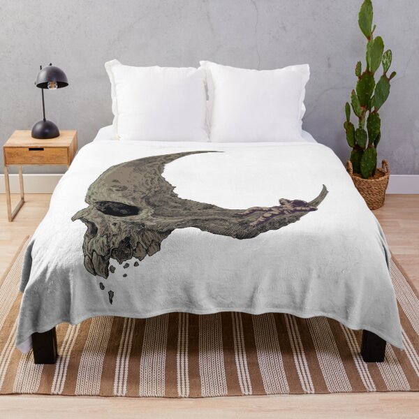Item preview, Astronaut Relaxing on Moon Skull designed and sold by CreativeCrewApp.