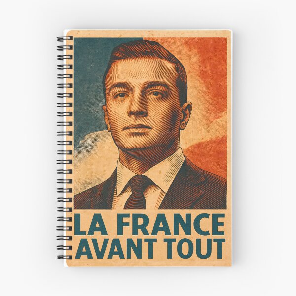 Item preview, Jordan Bardella French Nationalist Poster – Vintage Patriotic Propaganda Art, Right-Wing Political Leade designed and sold by EdGraphy.
