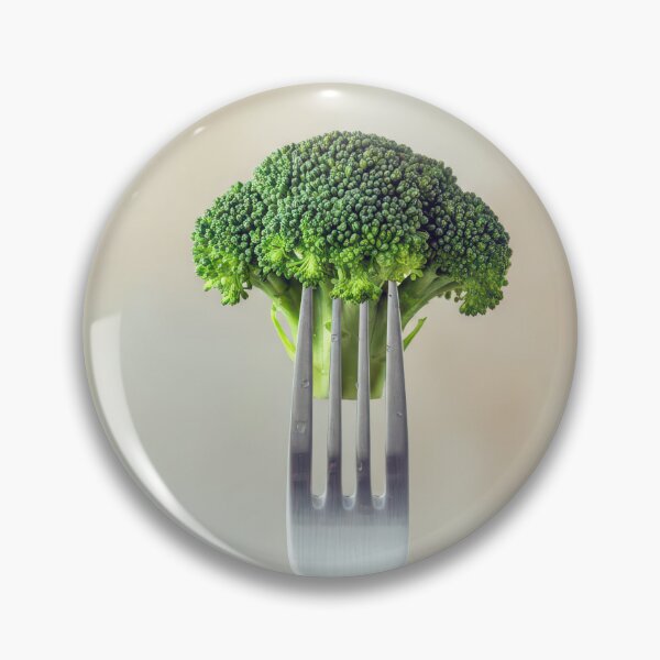 Item preview, Broccoli Floret On a Fork designed and sold by Maria Dryfhout.