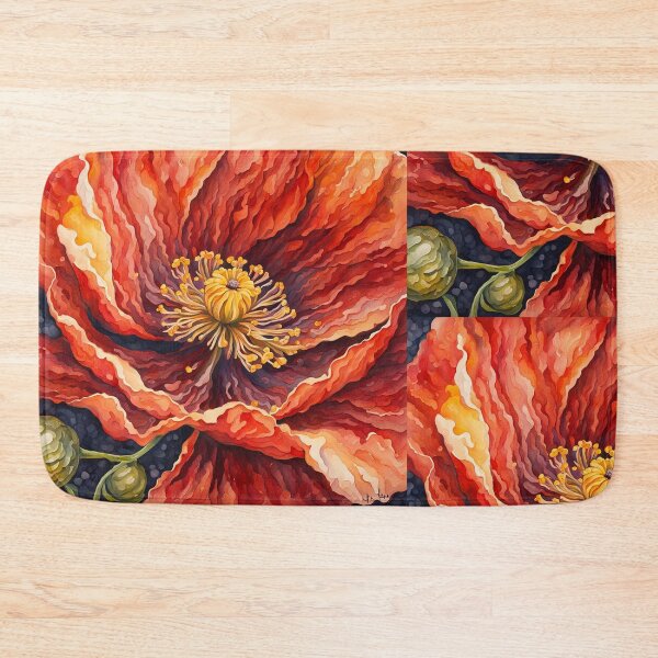 Item preview, Cherry Red Flower 3 designed and sold by IvaRenee.