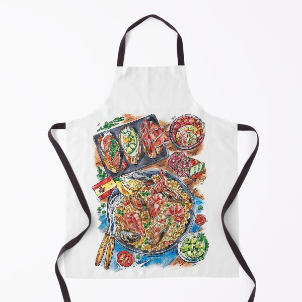 Item preview, Taste of Europe in Watercolor. Spain. designed and sold by Shevi.