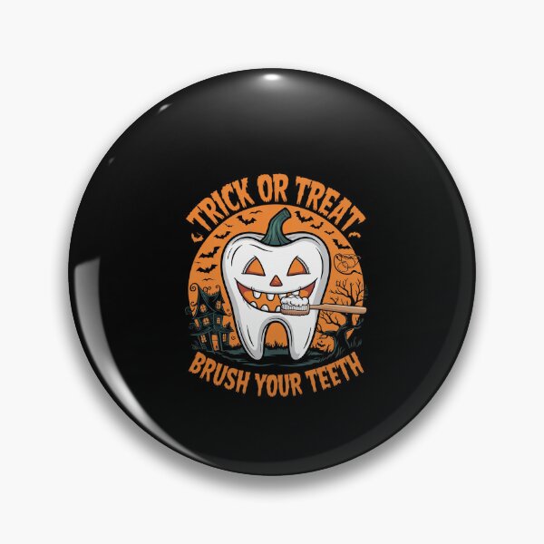 Item preview, Halloween Groovy Trick Or Treat Brush Your Teeth Dentist  designed and sold by dainegilbert.