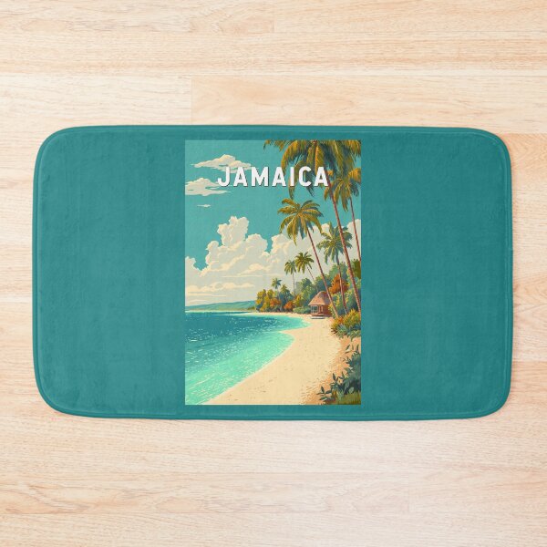 Item preview, Jamaica Illustration Travel Art Vintage designed and sold by KrisSidDesigns.