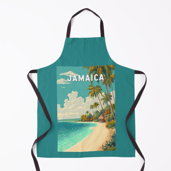 Item preview, Jamaica Illustration Travel Art Vintage designed and sold by KrisSidDesigns.