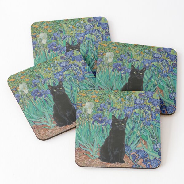 Aperçu de l'œuvre Le chat de Vincent Van Gogh, Iris créée et vendue par Carol LeBoeuf, Texas Artist.