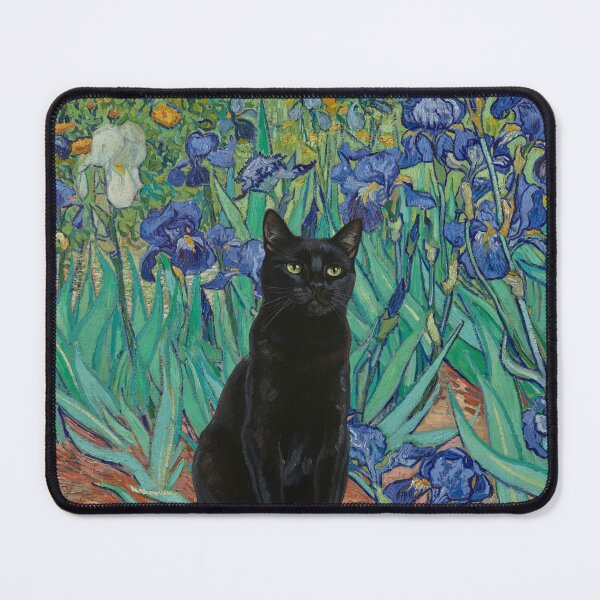 Aperçu de l'œuvre Le chat de Vincent Van Gogh, Iris créée et vendue par Carol LeBoeuf, Texas Artist.