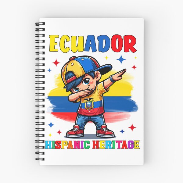 Item preview, Hispanic Heritage Month Ecuador Flag Dab Kid for Kids designed and sold by NUMAcreations.
