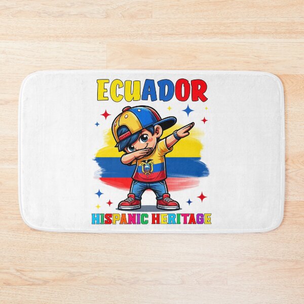 Item preview, Hispanic Heritage Month Ecuador Flag Dab Kid for Kids designed and sold by NUMAcreations.