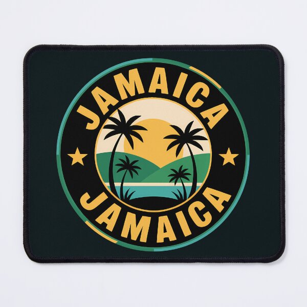 Item preview, Jamaica Illustration Travel Art Badge designed and sold by KrisSidDesigns.