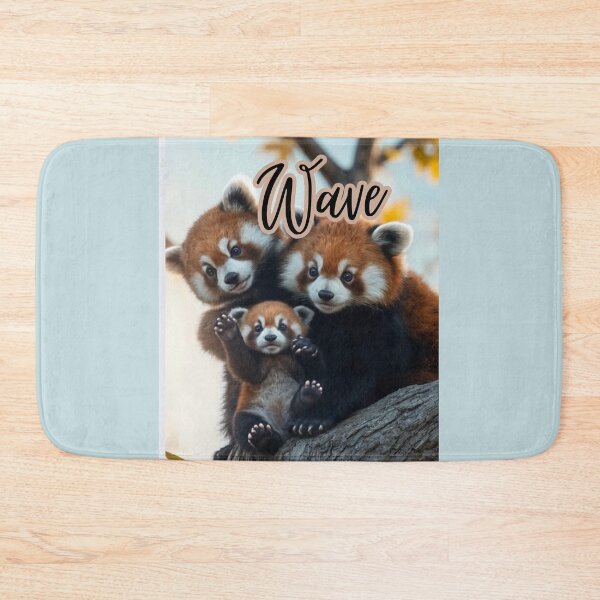 Item preview, Red Panda Cub Wave designed and sold by IvaRenee.
