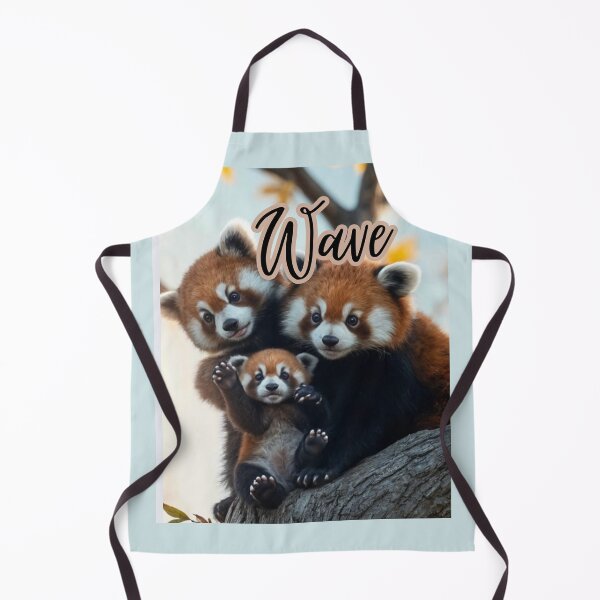 Item preview, Red Panda Cub Wave designed and sold by IvaRenee.
