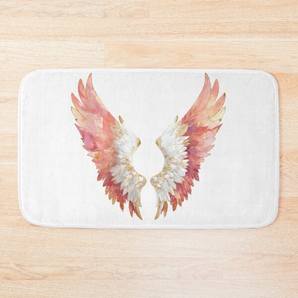 Item preview, Golden Rose Angel Wings Watercolor Art designed and sold by Anastasiia Yurevych.