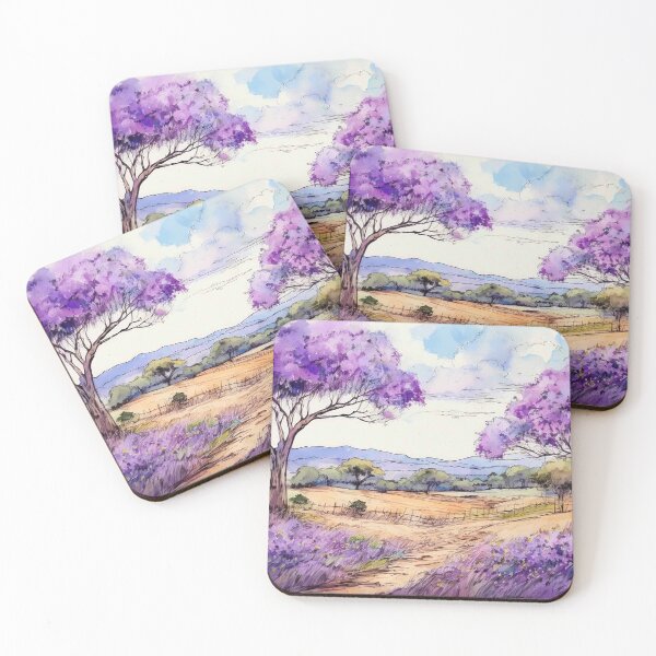 Item preview, Kula Jacaranda Trees designed and sold by J Marielle Designs.