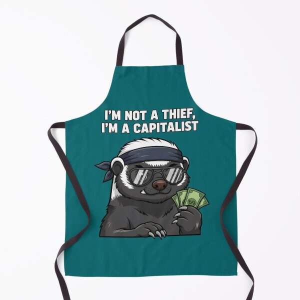 Item preview, “I’m Not a Thief, I’m a Capitalist” Money-Holding Badger – Gift for Entrepreneurs designed and sold by Luminari Creations.