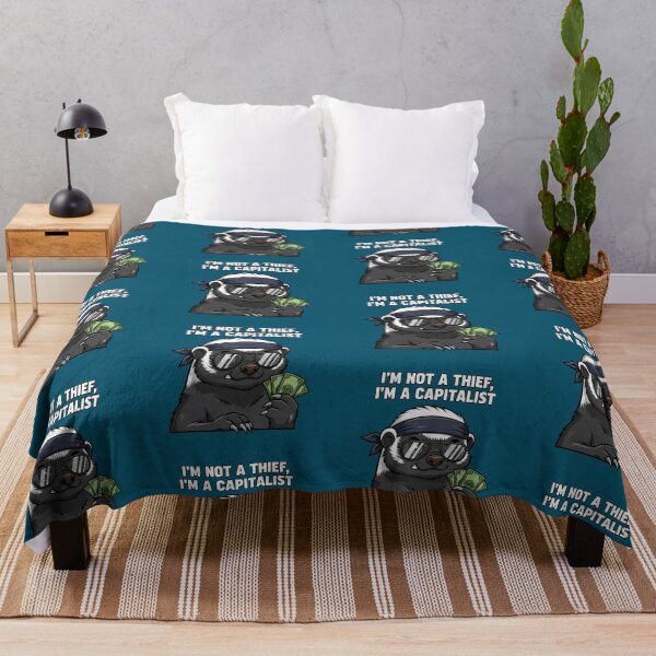 Item preview, “I’m Not a Thief, I’m a Capitalist” Money-Holding Badger – Gift for Entrepreneurs designed and sold by Luminari Creations.
