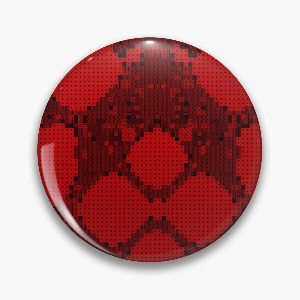 Item preview, Red Cyber Algorithmic Design designed and sold by Dancing Squares Art.