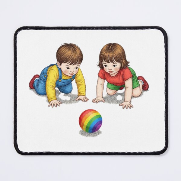 Item preview, Children playing with a ball designed and sold by PP&RAINBOW SHOP.