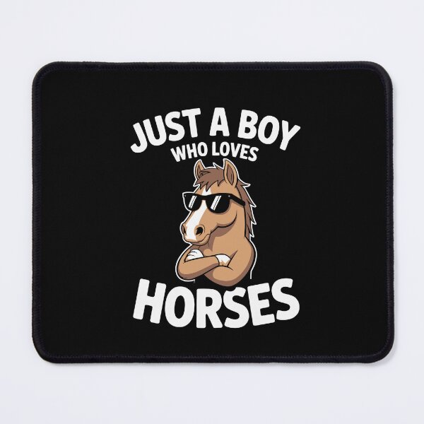 Item preview, Just a Boy Who Loves Horses designed and sold by jkrphoto.