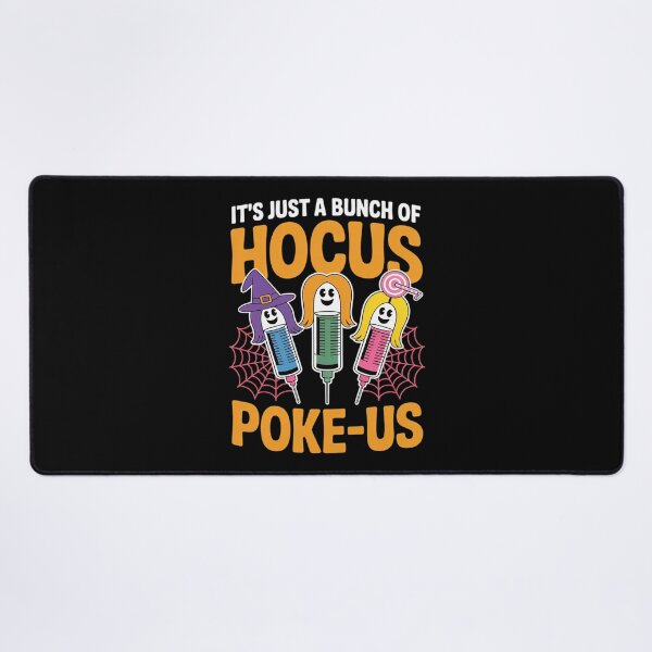 Item preview, Hocus Poke-us Witch Nurse Halloween Medical Lab Tech Spooky  designed and sold by KonstanKoraner.