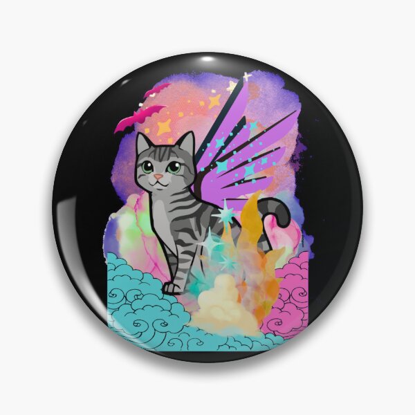 Item preview, Magical Cat with wings designed and sold by artbyomega.
