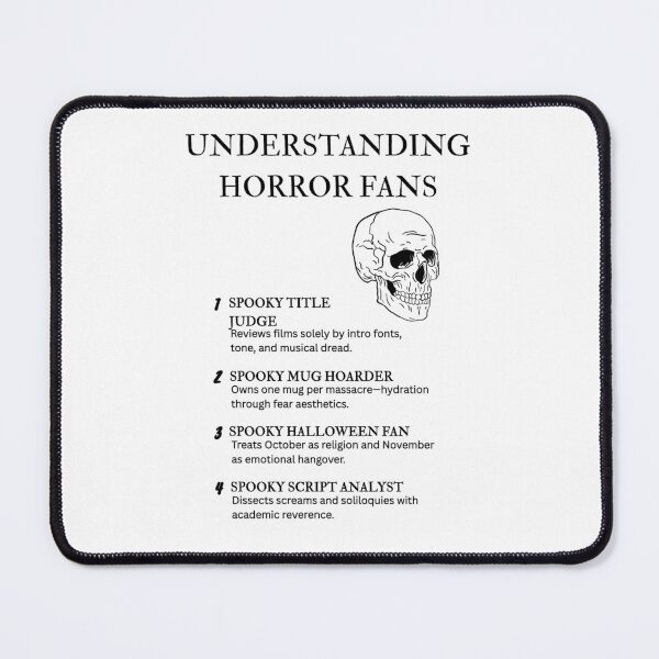Item preview, Understanding Horror Fans Vol. 5 – The Scream Enthusiast Edition designed and sold by PsyFlow35.