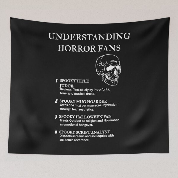 Item preview, Understanding Horror Fans Vol. 5 – The Scream Enthusiast Edition – Black designed and sold by PsyFlow35.