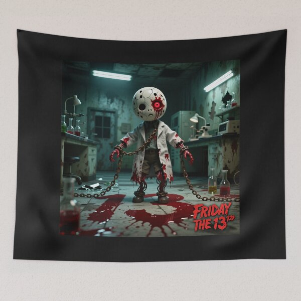Item preview, Friday the 13th, Labubu, Halloween, horror designed and sold by Kilakila.
