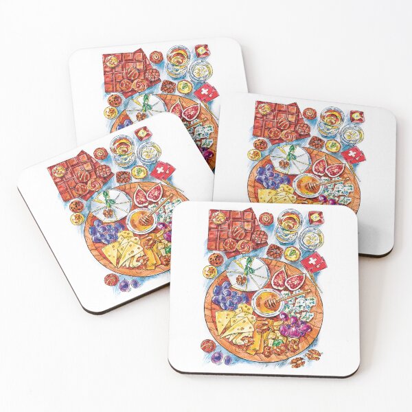 Item preview, Taste of Europe in Watercolor. Switzerland. designed and sold by Shevi.