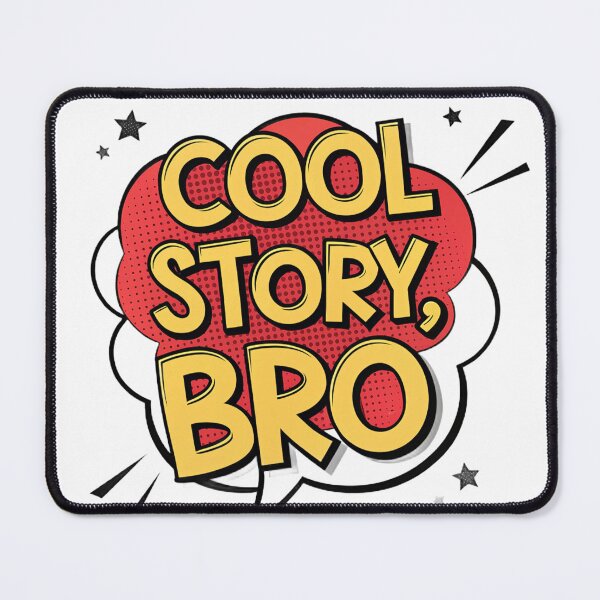 Item preview, Cool Story Bro Retro Comic Style Typography Design designed and sold by SaicoGN.