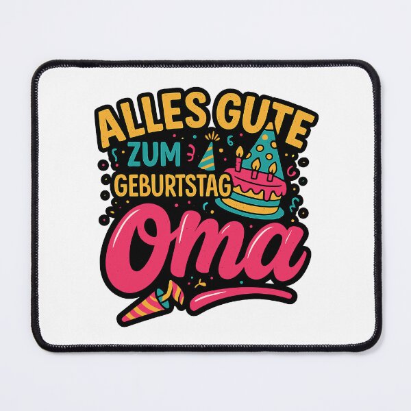 Item preview, Alles Gute Zum Geburtstag Oma Celebration Graphic designed and sold by Wanto00.