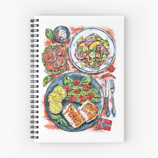 Item preview, Taste of Europe in Watercolor. Norway. designed and sold by Shevi.