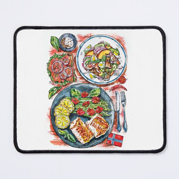 Item preview, Taste of Europe in Watercolor. Norway. designed and sold by Shevi.