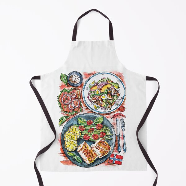Item preview, Taste of Europe in Watercolor. Norway. designed and sold by Shevi.