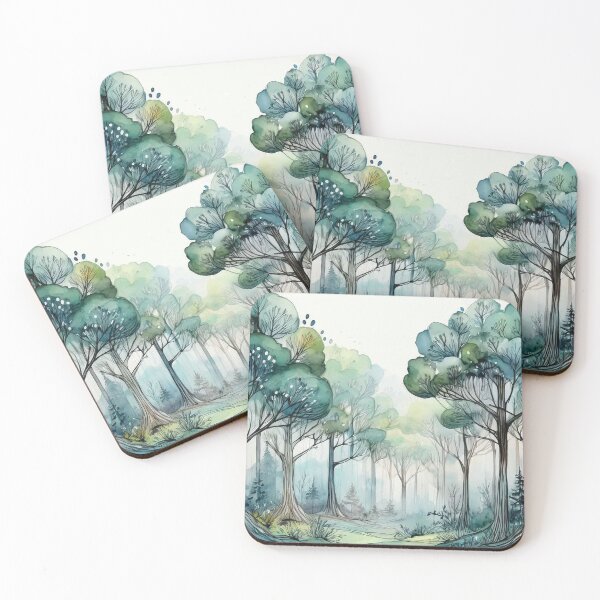 Item preview, Magical Blue Forest designed and sold by J Marielle Designs.